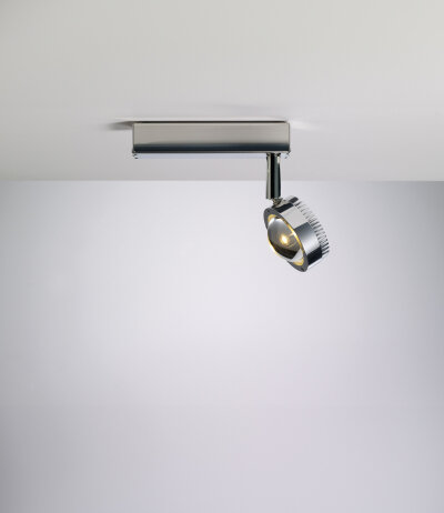 Licht im Raum Ocular Spot 1 LED Deckenstrahler verstellbar 2700K mit Glaslinse Optik 60&deg; TRIAC dimmbar