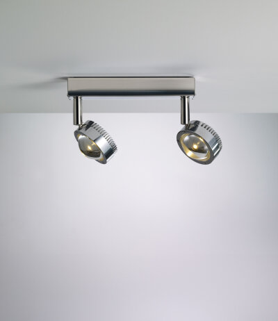 Licht im Raum Ocular Spot 2 LED Deckenstrahler verstellbar 2700K mit Glaslinse Optik 60&deg; TRIAC dimmbar