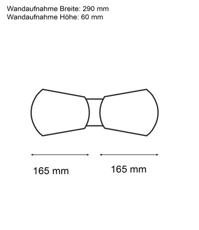 Licht im Raum White Moons 2 Wandleuchte Porzellanschirm wei&szlig; mit E27 Fassungen LED-Retrofit kompatibel