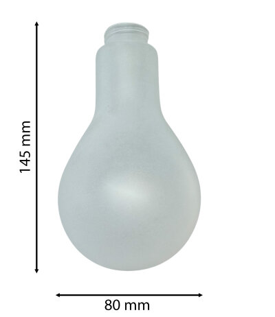 Benwirth Licht Ersatzglas (mattiert) für Incredible Bulb Pendelleuchte