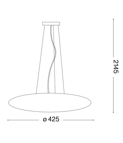 Ideal Lux SMARTIES SP3 D42 wei&szlig;e Glas-Pendelleuchte mit drei E27 Fassungen