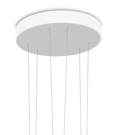 Oligo Nova M Round dreiflammige Pendelleuchte Gl&auml;ser &Oslash;170mm h&ouml;henverstellbar inkl. Casambi Tunable-White (2200-5000K)