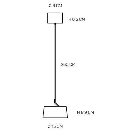 Loom Design Cookie LED Pendelleuchte schwarz 2700K TRIAC dimmbar