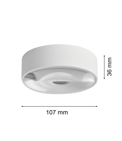 Loom Design Sif wei&szlig;e LED Deckenleuchte IP65 2700K TRIAC dimmbar