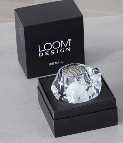 Loom Design Ice Ball Akku-Tischleuchte chrom 2700K mit Stufendimmer