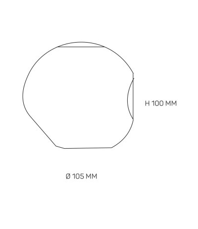 Loom Design Ice Ball Akku-Tischleuchte chrom 2700K mit Stufendimmer