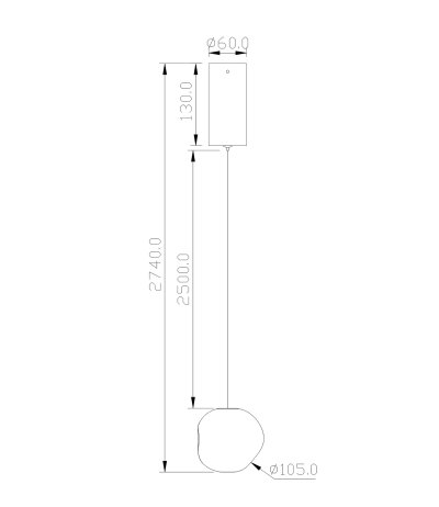 Loom Design Ice Ball 1 LED Pendelleuchte Acrylglas 2700K TRIAC dimmbar