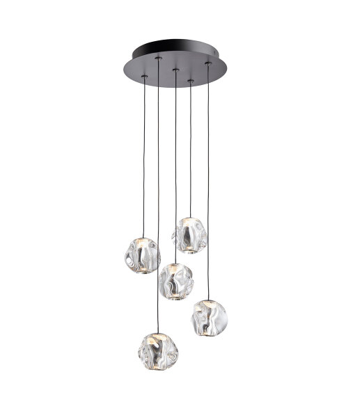 Loom Design Ice Ball 5 LED Pendelleuchte Acrylglas 2700K...