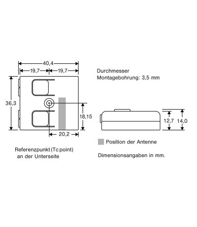 Casambi CBU-TED 230V/100W Phasenabschnittdimmer (TRIAC) für Leuchten-/Schalterdoseneinbau