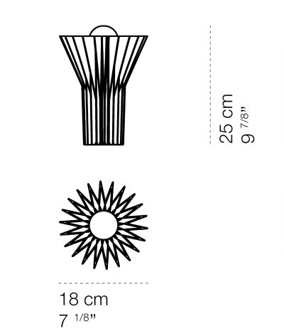 Cini&amp;Nils Bouquet Tischleuchte Designklassiker Entwurf 1965  Struktur Gr&uuml;n mit Ein/Aus-Schnurschalter