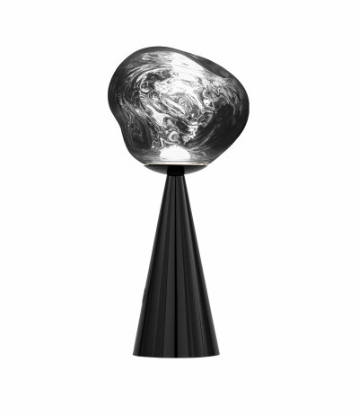 Tom Dixon Melt Portable schwarze Akku LED-Tischleuchte