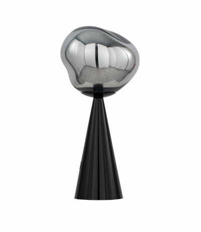 Tom Dixon Melt Portable schwarze Akku LED-Tischleuchte