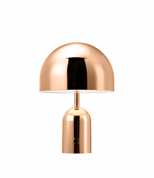 Tom Dixon Bell Portable kupferfarbige LED Akku-Tischleuchte