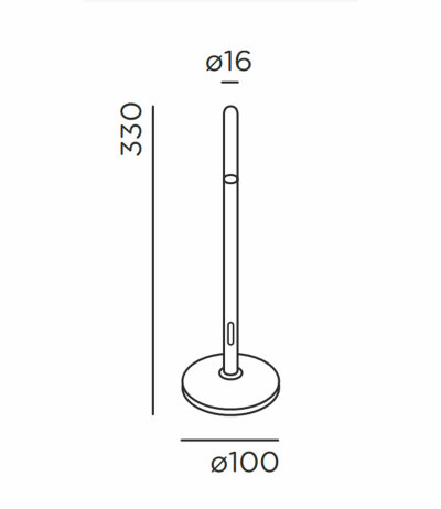 IP44 Glim bronzefarbige Akku-Tischleuchte mit USB-C Ladekabel 2700K dimmbar