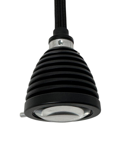 lessnmore Athene A-WL1 Wandleuchte mit Flexarm und Tastdimmer Flexarm/Leuchtenkopf Schwarz LED 2700K