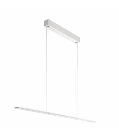 Byok Lighting Piani Mono lineare filigrane LED-Pendelleuchte in 4 Längen mit Gestensteuerung (Dim2Warm) oder TRIAC dimmbar (2700K)