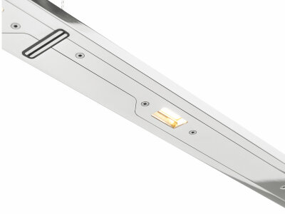 Byok Lighting Piani Mono lineare filigrane LED-Pendelleuchte in 4 L&auml;ngen mit Gestensteuerung (Dim2Warm) oder TRIAC dimmbar (2700K)