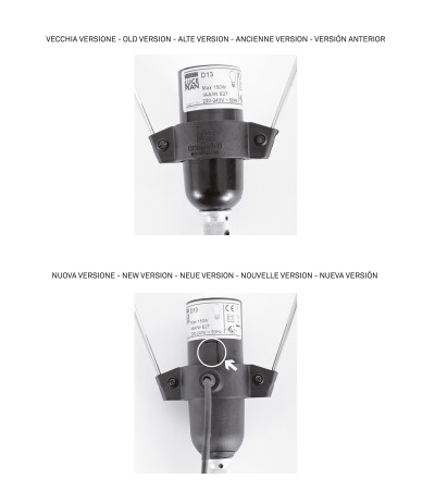 Luceplan Costanza D13 Ersatzteile Pos. E: Dimmerplatine mit Lampenfassungsteil E27