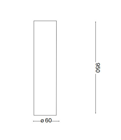 Ideal Lux LOOK PL1 H95 Deckenleuchte mit GU10 Fassung Struktur Weiß runde Form