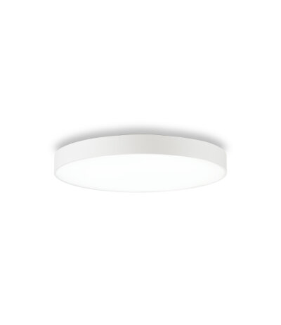 Ideal Lux HALO PL D60 weiße runde Deckenleuchte (Ø60cm) mit Up-Light  3000K nicht dimmbar