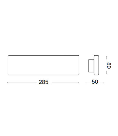 Ideal Lux DESK AP2 wei&szlig;e Up/Down-Wandleuchte 3000K nicht dimmbar