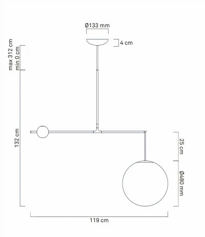 Luceplan Malamata B01 verstellbare Deckenleuchte Glas Wei&szlig; Entwurf Studio Shulab