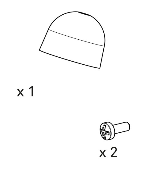 Pos. C: Kuppel weiß