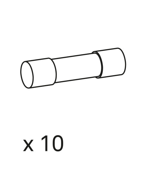 Pos. J: Set 10 Stck. Schmelzsicherung 1,6A