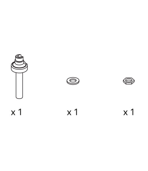 Pos. O: Befestigungsstift (aluminium)