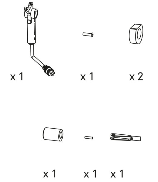 Pos. Y: Kupplung mit Kabel (Neue Version), alu