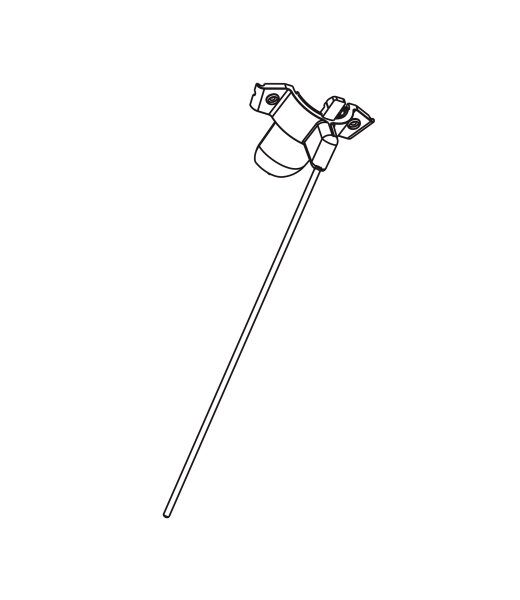 Pos. R: Halbring mit ON/OFF Stab (weiß)