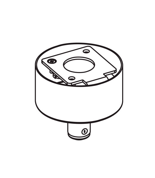 Pos. W: Baldachin komplett (aluminium)