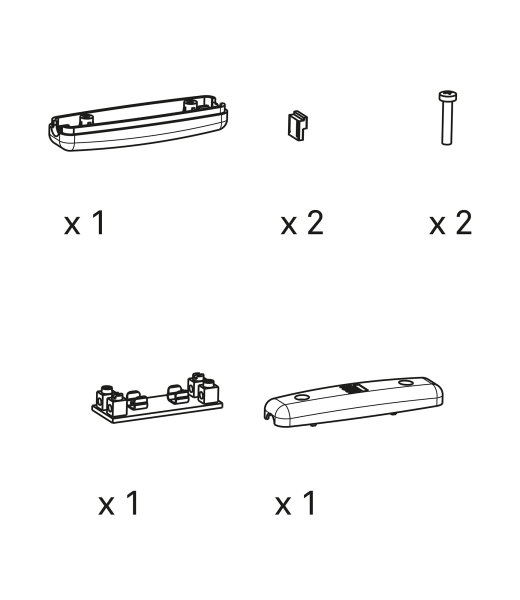 Pos. G: Sicherungshalter weiß (alte/neue Version)